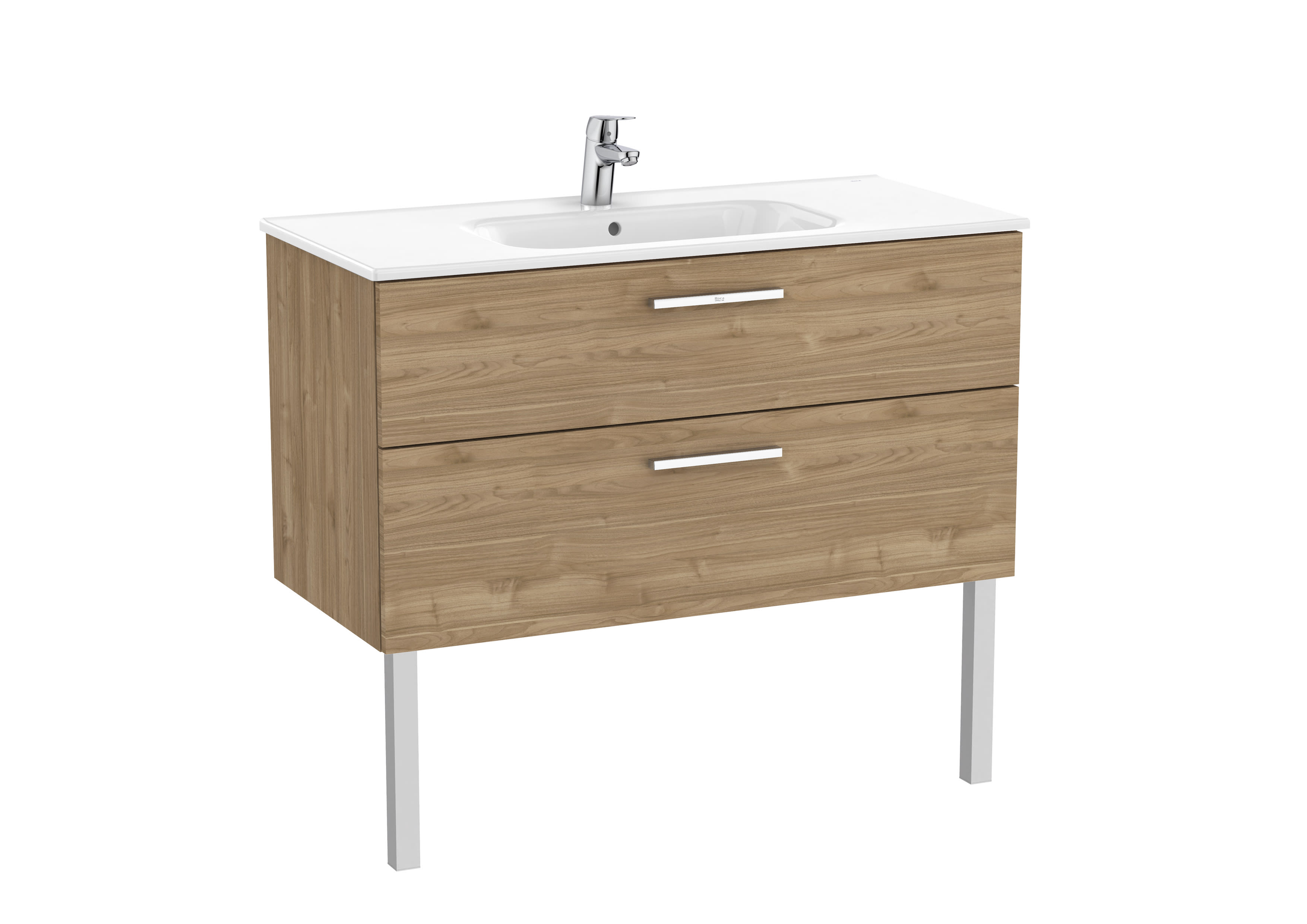 Meubles avec lavabo Noyer Victoria A851595517 Roca