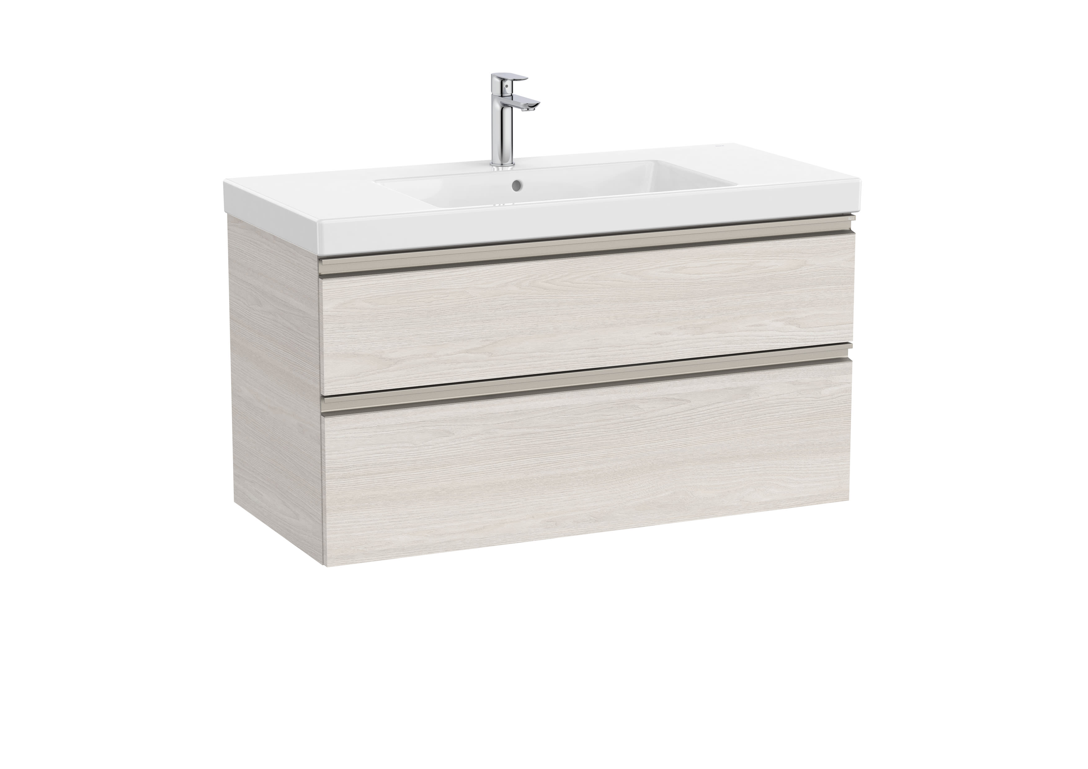 Meubles avec lavabo Frêne nordic The Gap A851965434 Roca