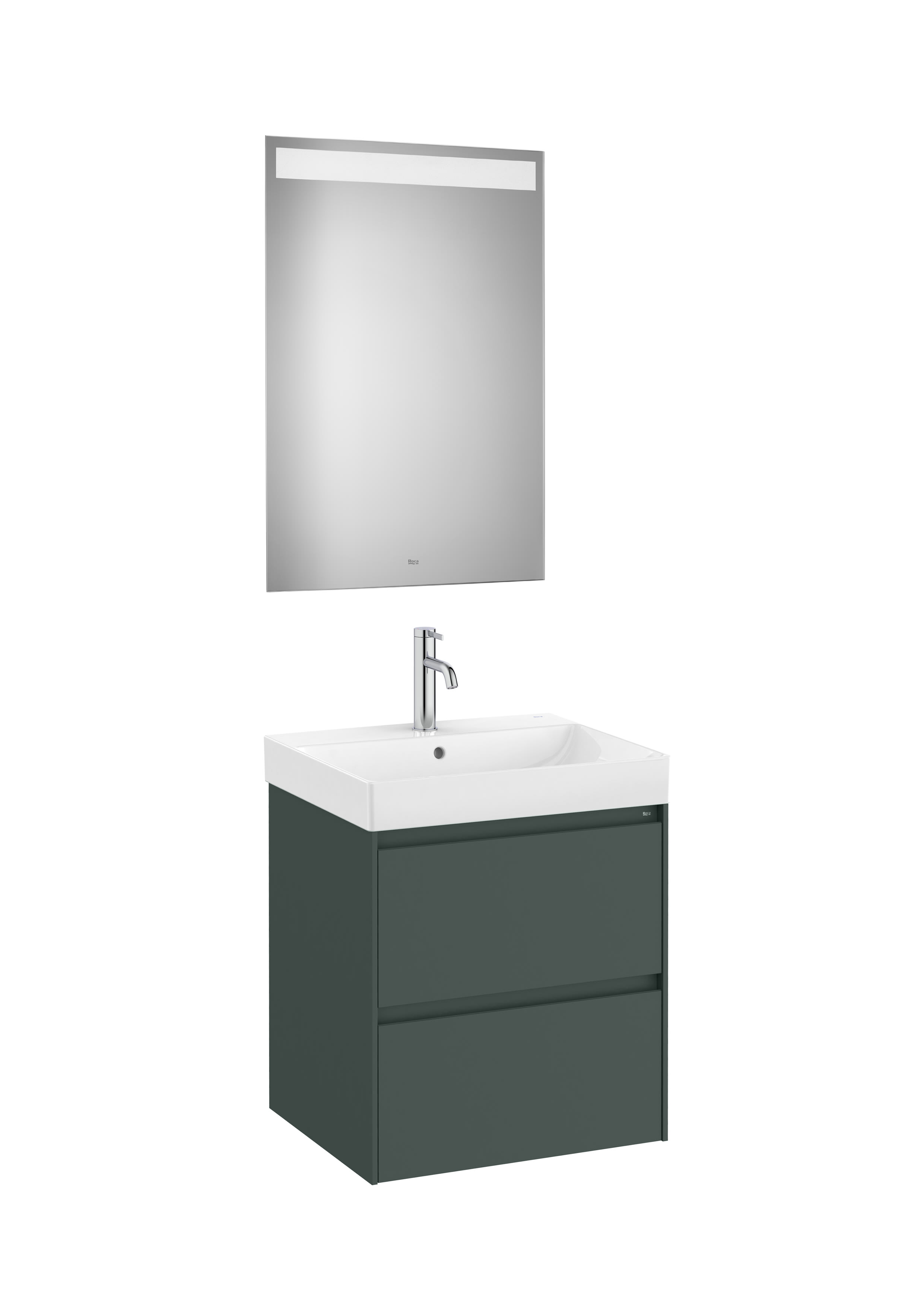 Meubles avec lavabo Vert Mat Ona A851703513 Roca