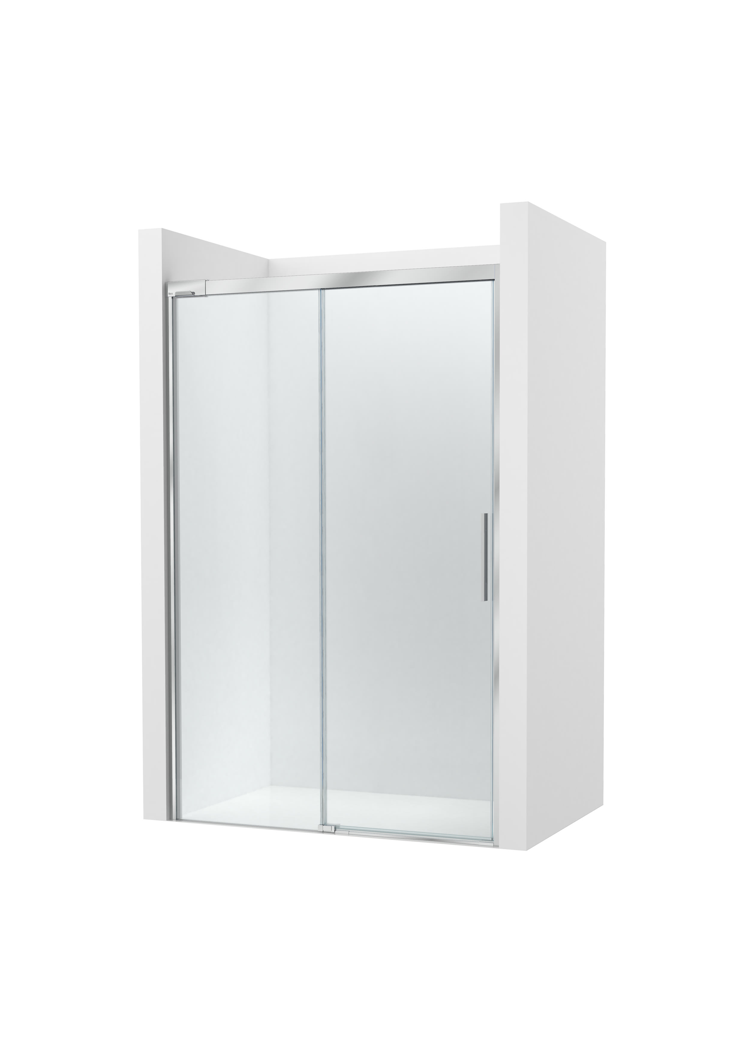 Parois de douche Verre transparent / Profilés chromé brillant Naray AM2825147D0012NMN Roca