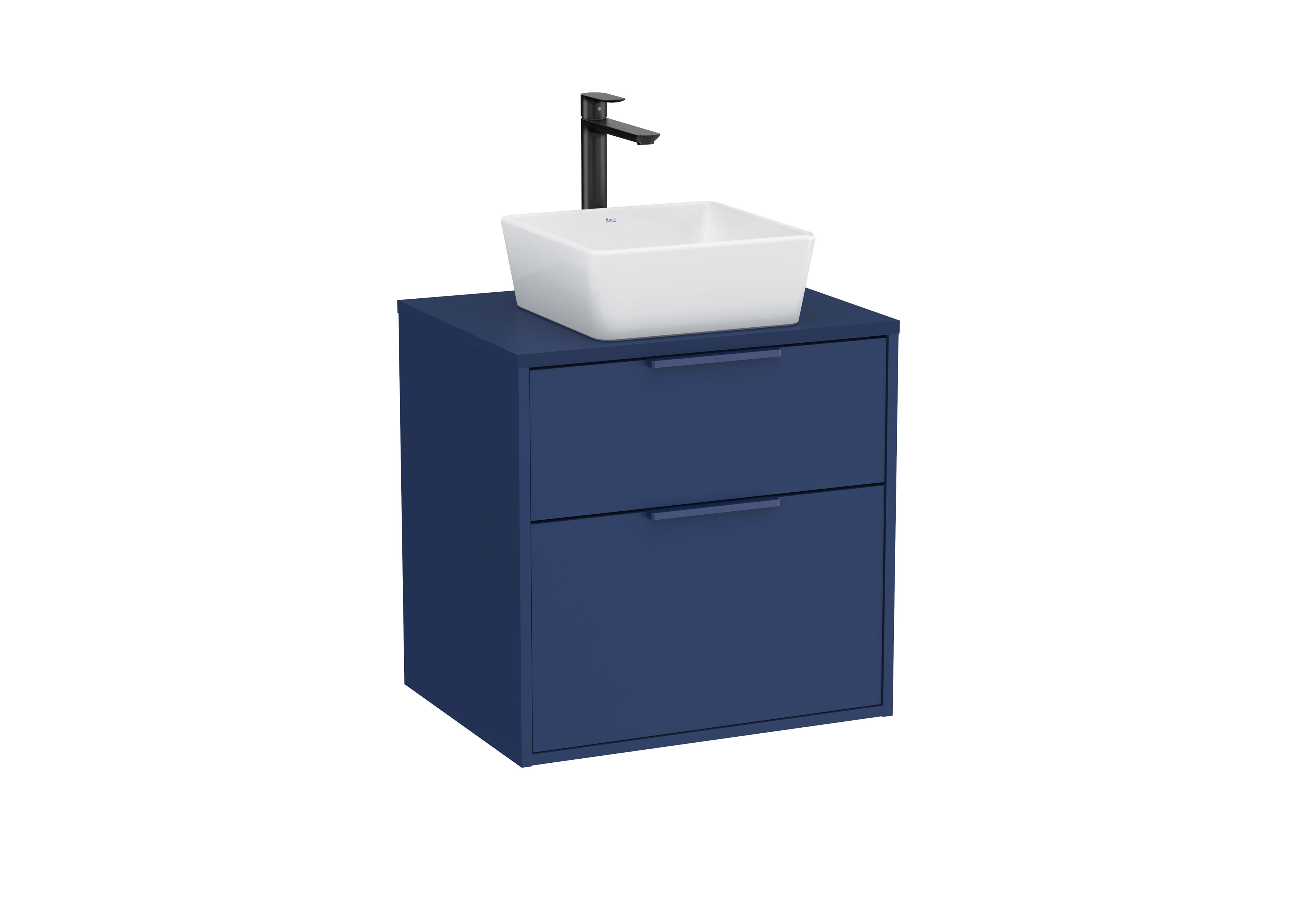 Meubles pour lavabo Bleu acier Optica A851986551 Roca