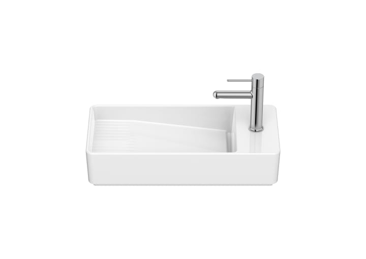 Lavabo mural compact
