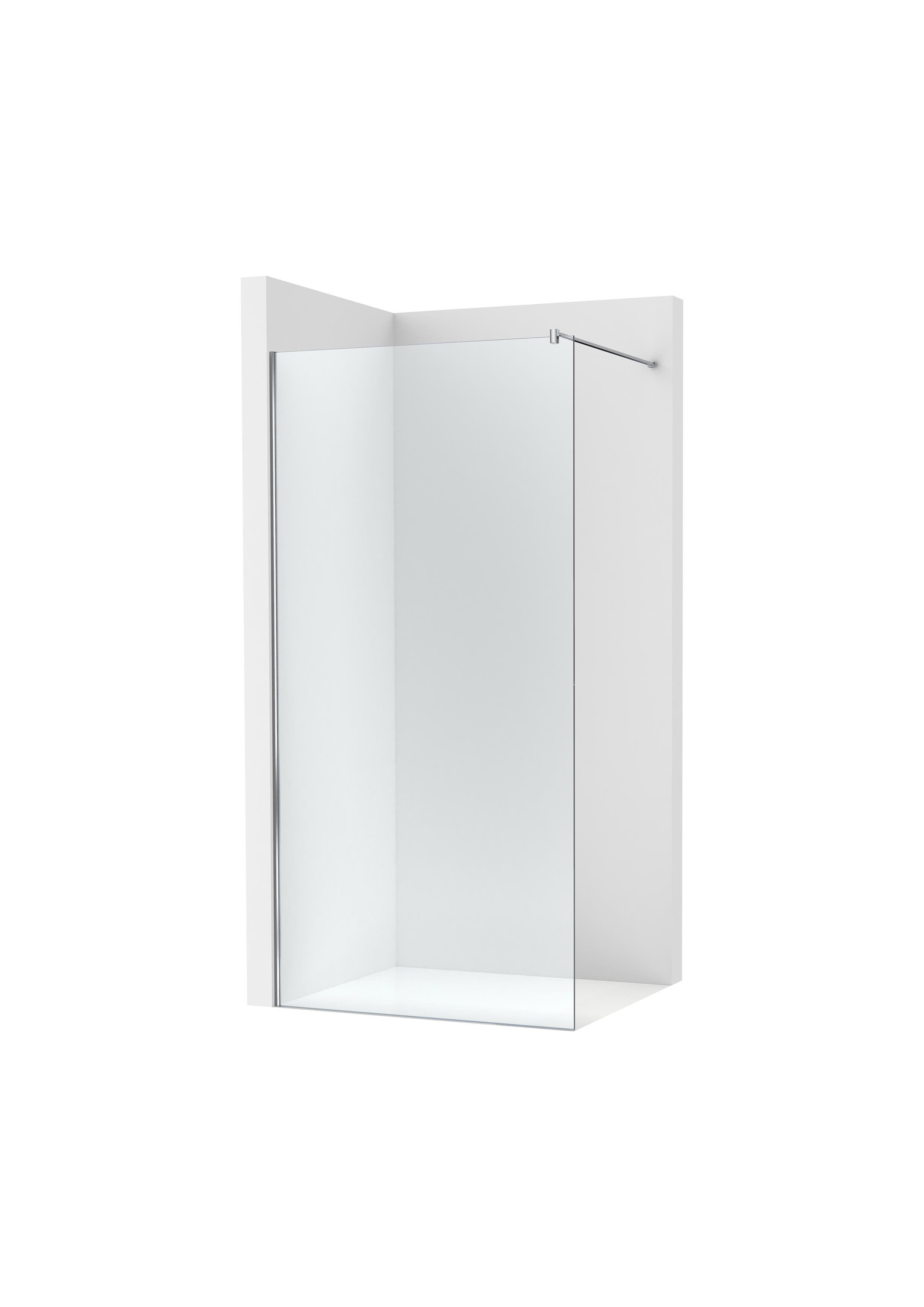 Panneaux pour douche Verre transparent / Profilés chromé brillant Victoria Plus (screen) AM1973207D0012NMN Roca