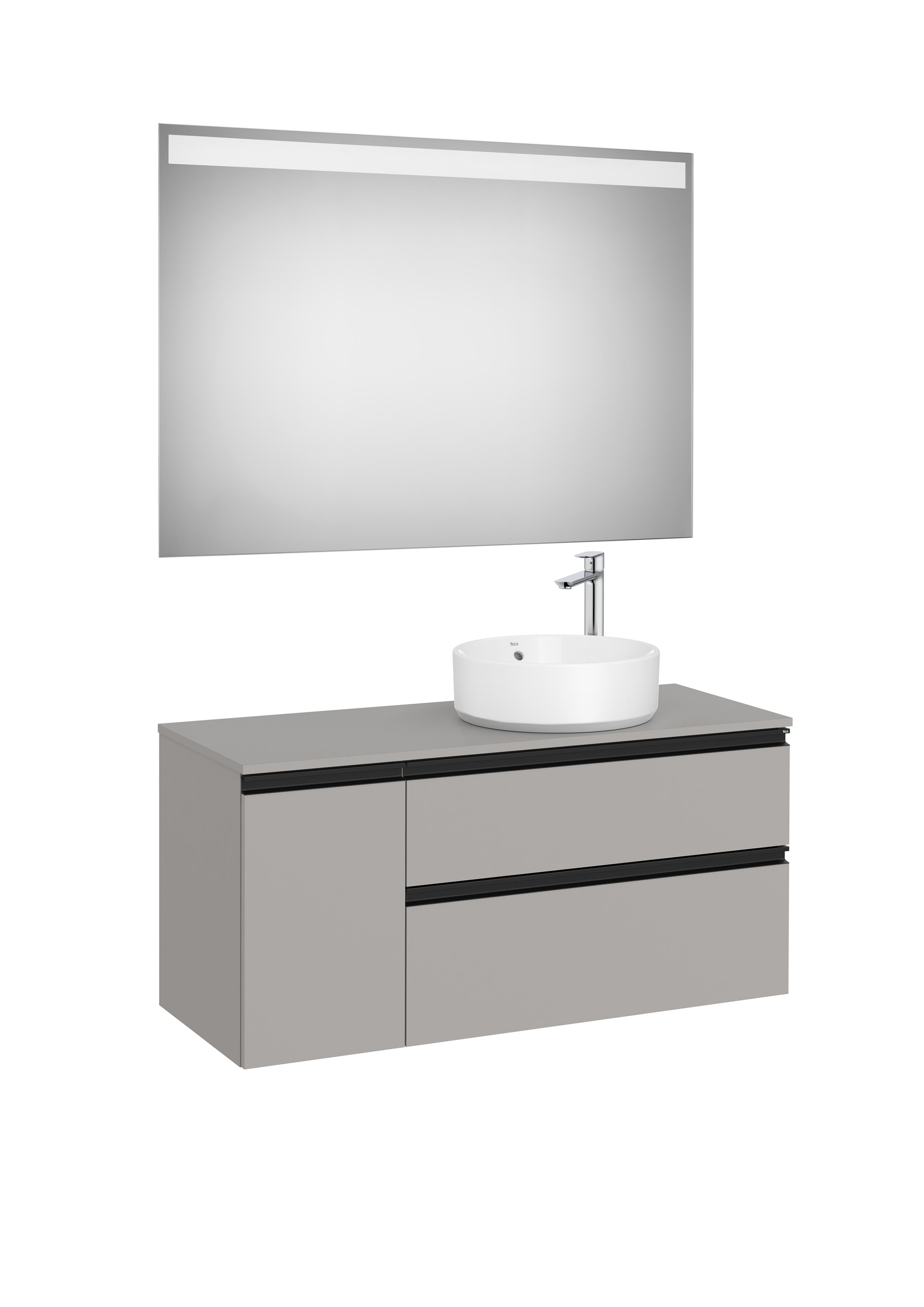 Meubles avec lavabo Gris moyen mat The Gap A851535547 Roca