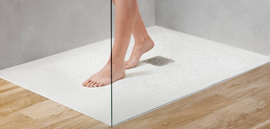 resin shower trays, antislip shower trays, stonex shower trays